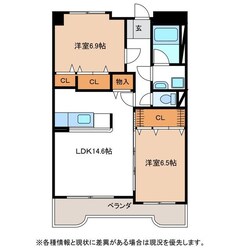 日本ライン今渡駅 徒歩16分 5階の物件間取画像